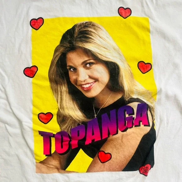 Topanga Graphic Tee with Hearts - Picture 1 of 3